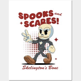 Cute Jack Skeleton Posters and Art